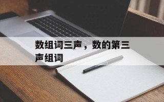 数组词三声，数的第三声组词