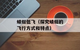 蜻蜓低飞（探究蜻蜓的飞行方式和特点）
