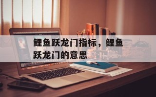 鲤鱼跃龙门指标，鲤鱼跃龙门的意思