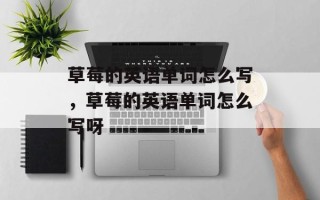 草莓的英语单词怎么写，草莓的英语单词怎么写呀