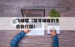 飞蝴蝶（探寻蝴蝶的生态和行踪）