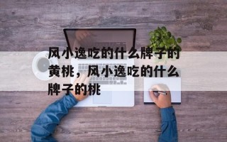 风小逸吃的什么牌子的黄桃，风小逸吃的什么牌子的桃