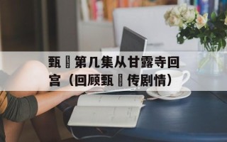 甄嬛第几集从甘露寺回宫（回顾甄嬛传剧情）