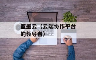 蓝墨云（云端协作平台的领导者）