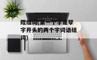 陧组词(第一个字是孽字开头的两个字词语组词)