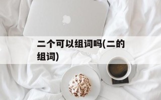 二个可以组词吗(二的组词)