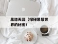 黑道天涯（探秘黑帮世界的秘密）