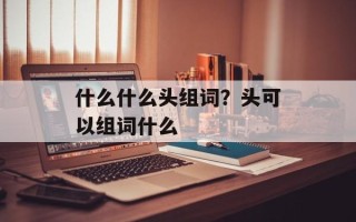 什么什么头组词？头可以组词什么