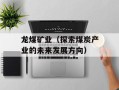 龙煤矿业（探索煤炭产业的未来发展方向）