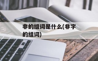 非的组词是什么(非字的组词)