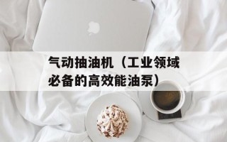 气动抽油机（工业领域必备的高效能油泵）