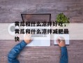 黄瓜和什么凉拌好吃，黄瓜和什么凉拌减肥最快