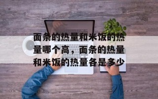 面条的热量和米饭的热量哪个高，面条的热量和米饭的热量各是多少