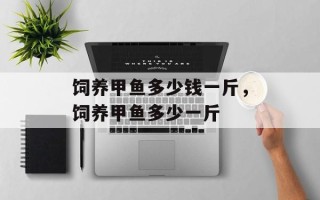 饲养甲鱼多少钱一斤，饲养甲鱼多少一斤