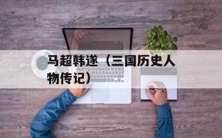 马超韩遂（三国历史人物传记）