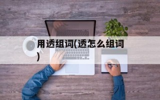 用透组词(透怎么组词)