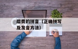 靡费的拼音（正确拼写及发音方法）