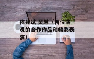 陈建斌 吴越（两位演员的合作作品和精彩表演）