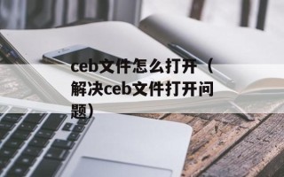 ceb文件怎么打开（解决ceb文件打开问题）
