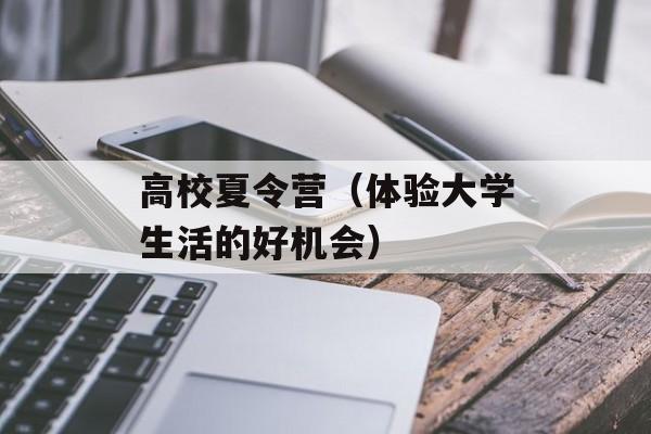 高校夏令营（体验大学生活的好机会）-第1张图片-