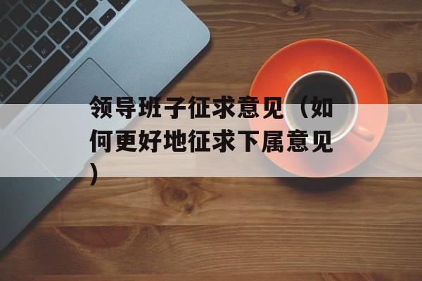 领导班子征求意见（如何更好地征求下属意见）-第1张图片-