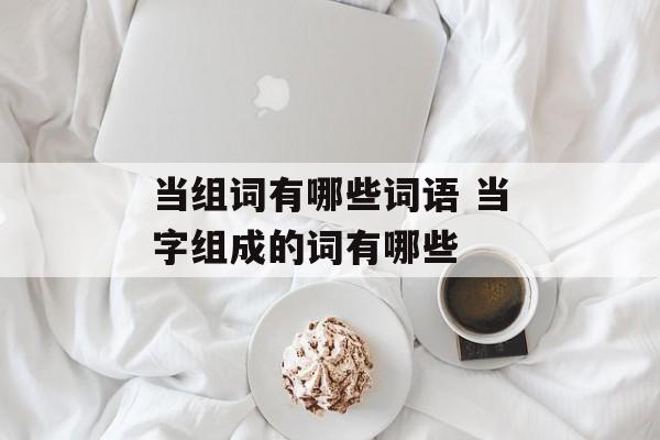 当组词有哪些词语 当字组成的词有哪些-第1张图片-